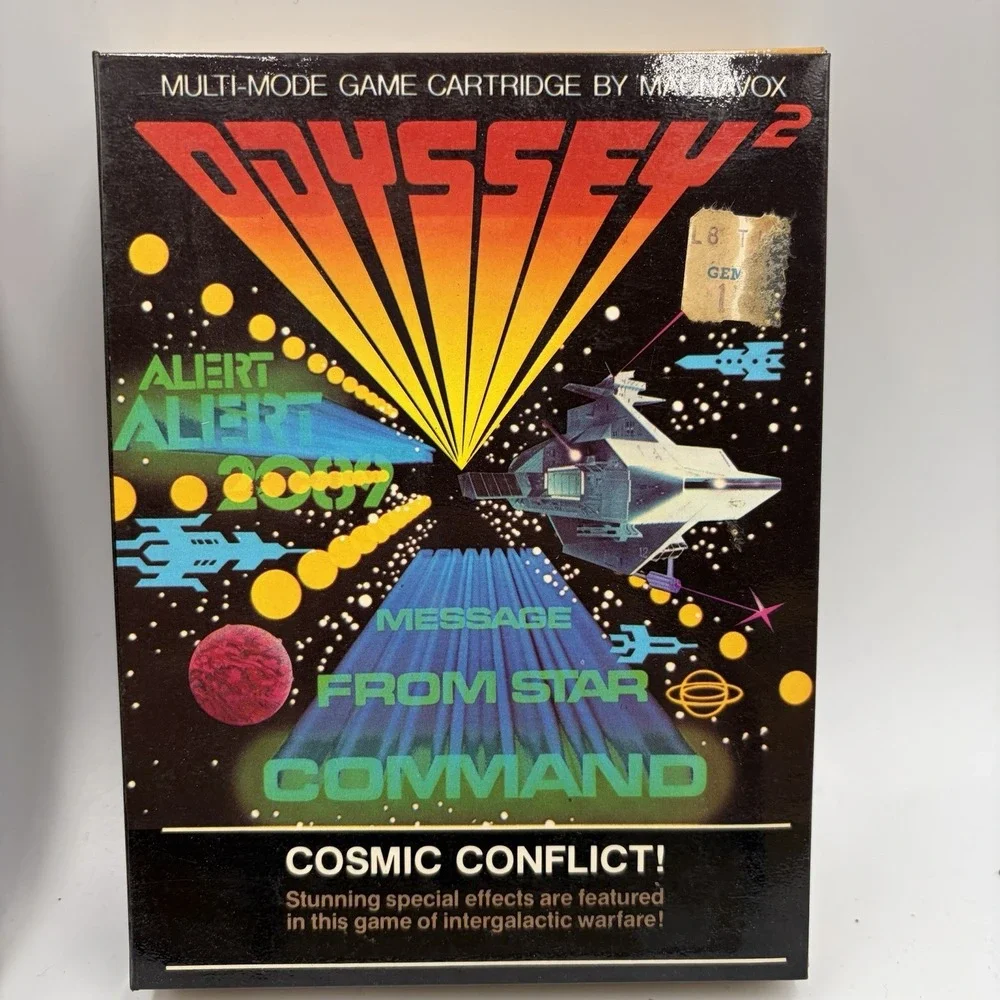 Magnavox Odyssey 2 Games Lot Of 4 Alien Invaders Cosmic Conflict Speedway